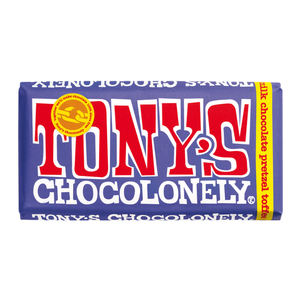 Tony's Dark Milk Pretzel Toffee Chocolate