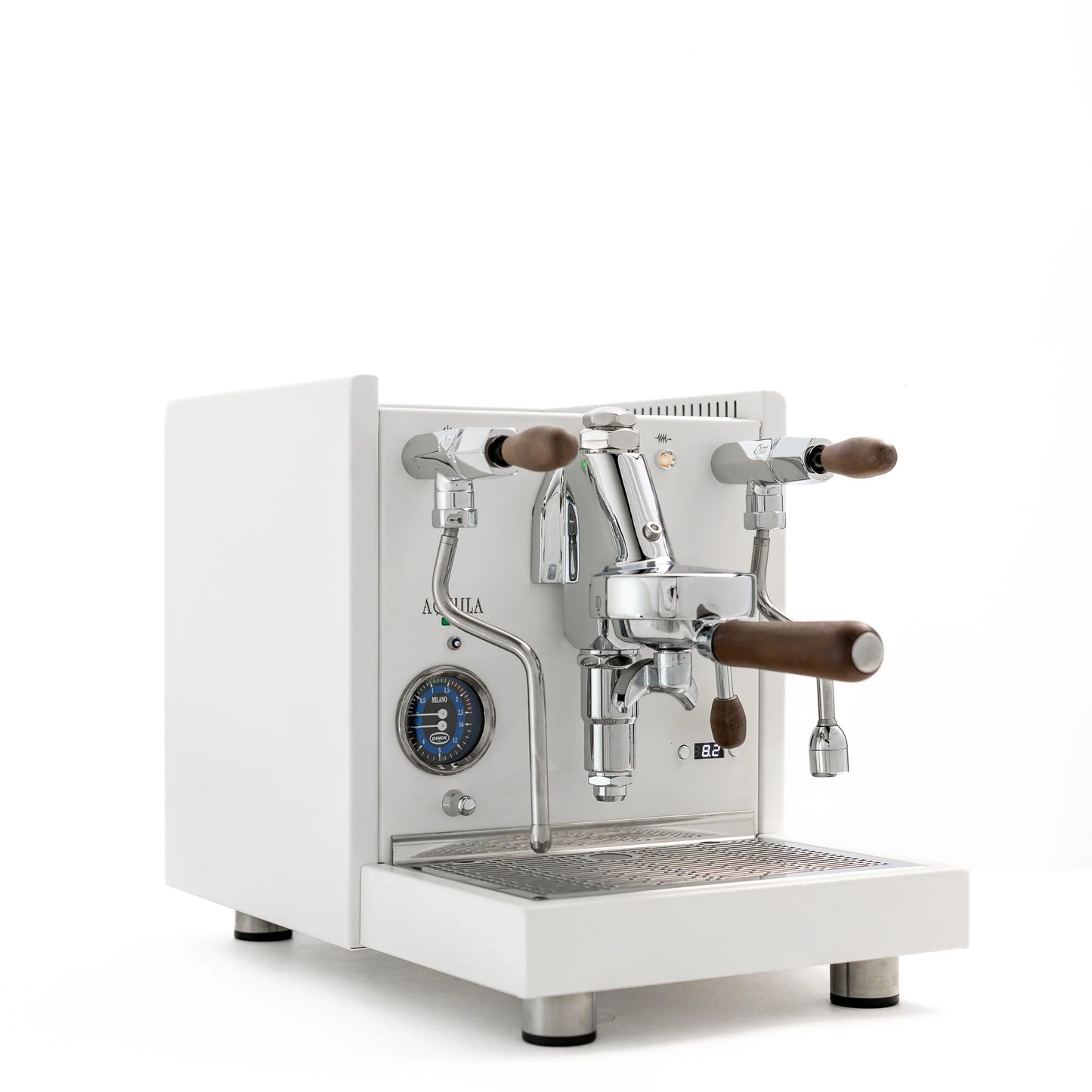 Quick Mill Aquila White Coffee Machine