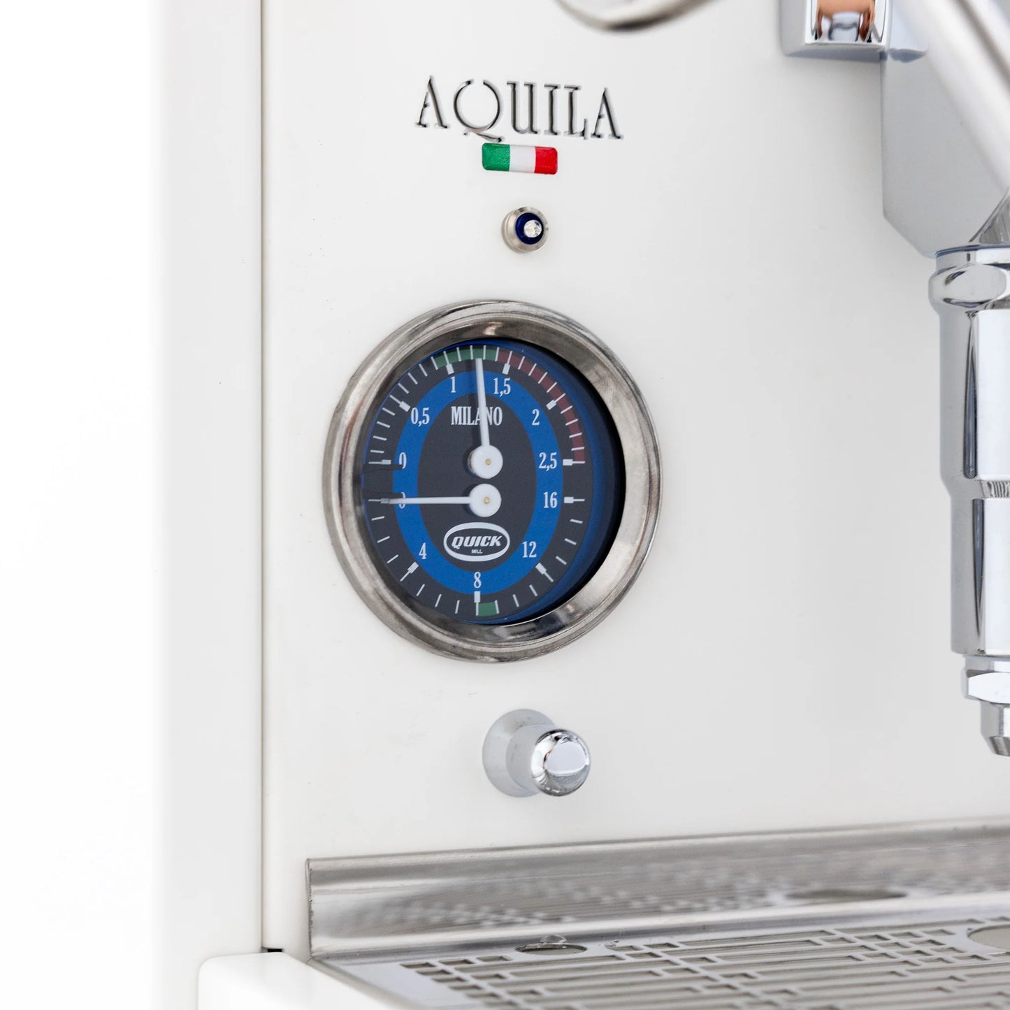 Quick Mill Aquila White Coffee Machine