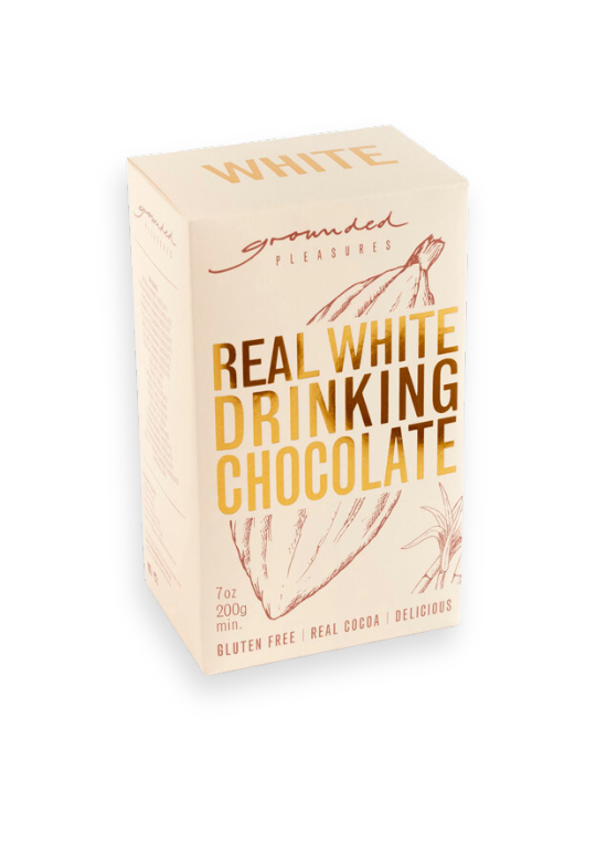 Real White Drinking Chocolate - Grounded Pleasures