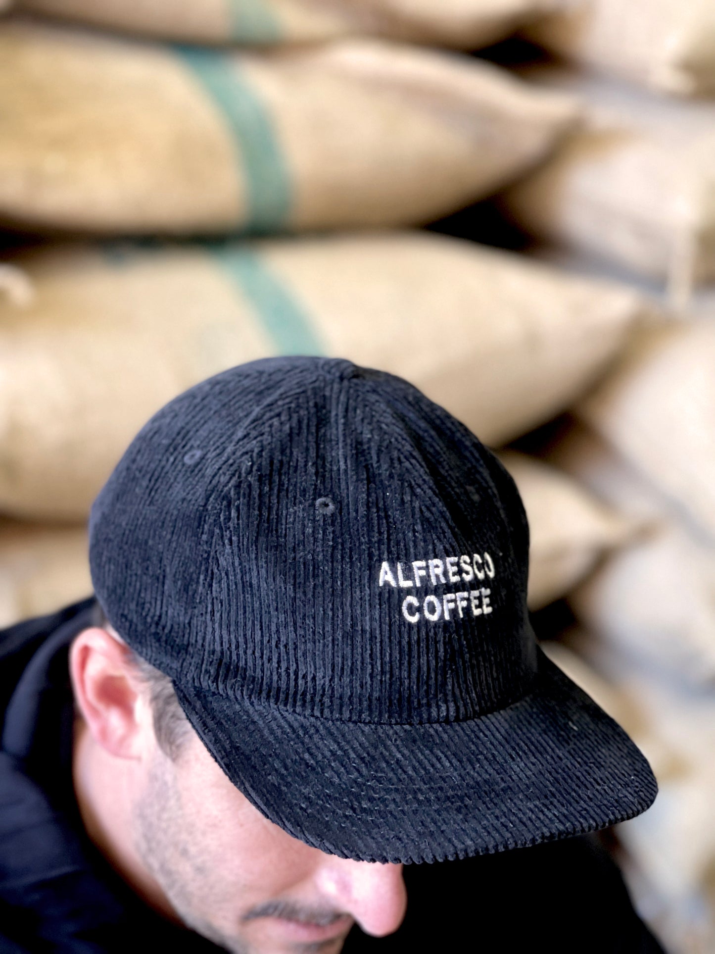 Alfresco Coffee Corduroy Cap